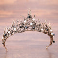 Crown Hairband with Crystal Accents