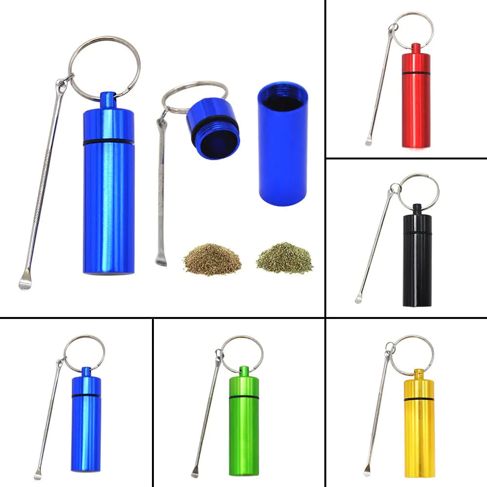 Aluminum Medicine Bottle & Keychain