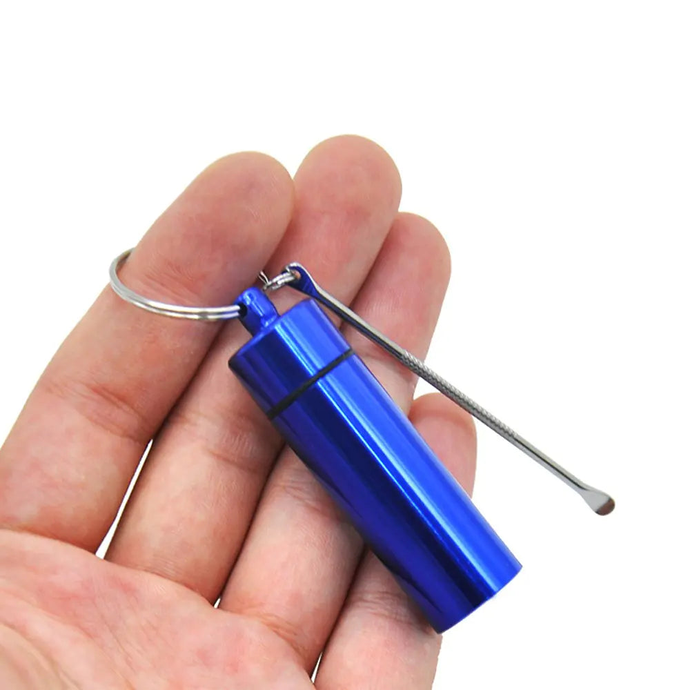 Aluminum Medicine Bottle & Keychain
